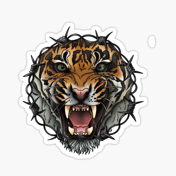 Item preview, Barbed Tiger designed and sold by ToriH-Art.
