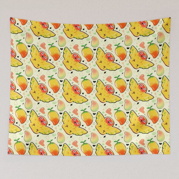 Item preview, Mango sun conure cute bird pattern designed and sold by Apolapets.