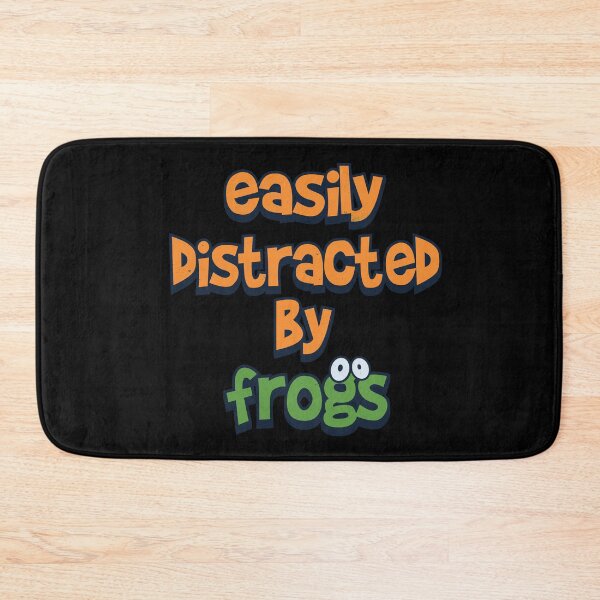 Item preview, easily distracted by frogs designed and sold by pixeldsigns.