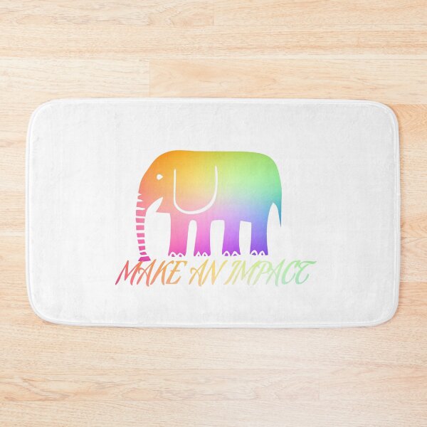 Item preview, Make An Impact Rainbow Elephant designed and sold by yurahbom.