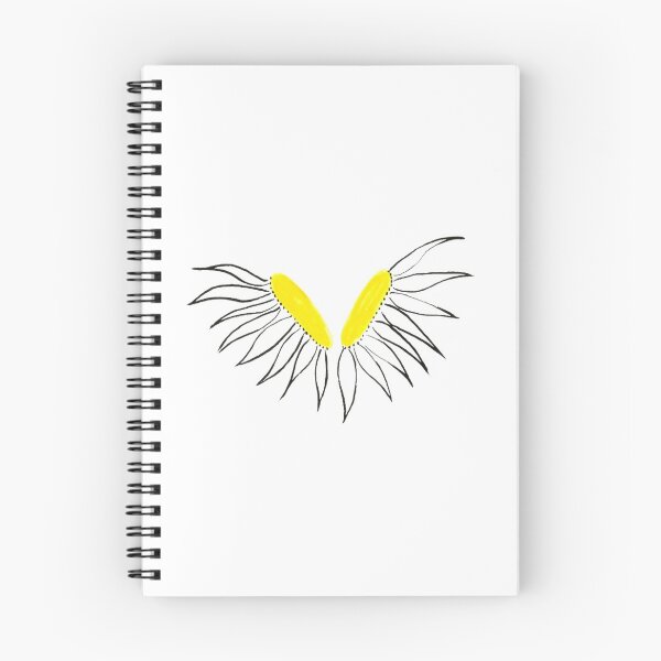 Item preview, Daisy Yellow Coneflower Heads White Petals Hand Drawn designed and sold by H3designs.