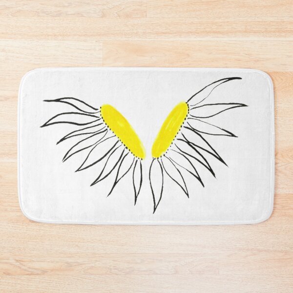 Item preview, Daisy Yellow Coneflower Heads White Petals Hand Drawn designed and sold by H3designs.