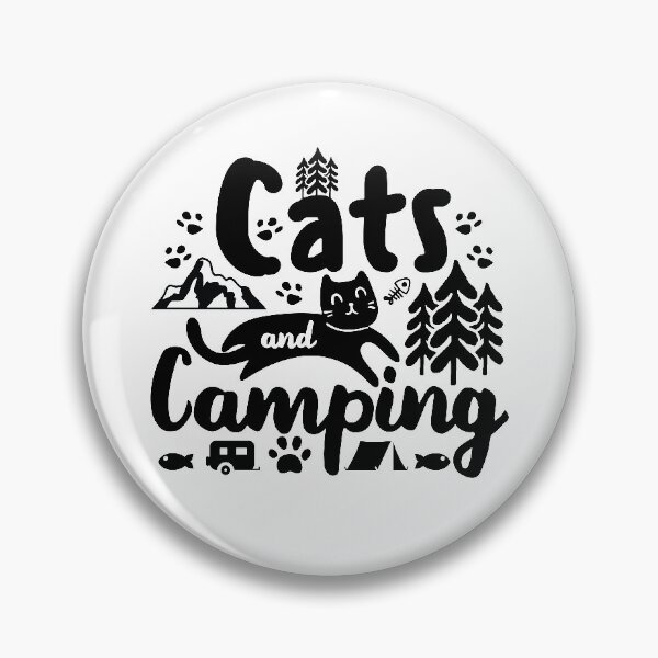 Item preview, Cats And Camping | Happiness Is A Day Spent Outdoors With My Cat designed and sold by GravitiTees.