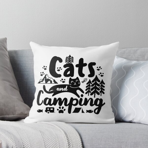 Item preview, Cats And Camping | Happiness Is A Day Spent Outdoors With My Cat designed and sold by GravitiTees.