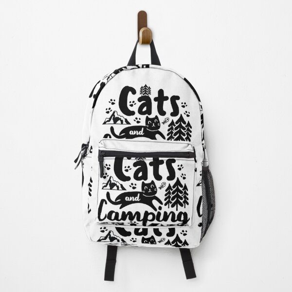 Item preview, Cats And Camping | Happiness Is A Day Spent Outdoors With My Cat designed and sold by GravitiTees.