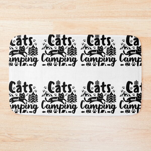Item preview, Cats And Camping | Happiness Is A Day Spent Outdoors With My Cat designed and sold by GravitiTees.