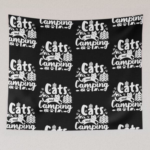 Item preview, Cats And Camping | Camp With My Cat designed and sold by GravitiTees.