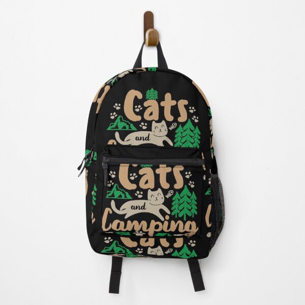 Item preview, Cats And Camping | My Cat Loves To Camp designed and sold by GravitiTees.
