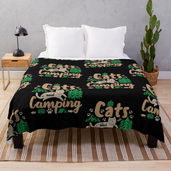 Item preview, Cats And Camping | My Cat Loves To Camp designed and sold by GravitiTees.