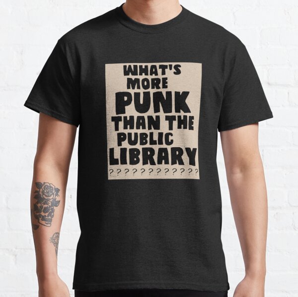 library stamp t shirt