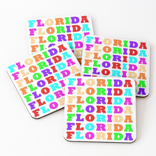 Item preview, FLORIDA in multi-colors on white designed and sold by collingalanos80.
