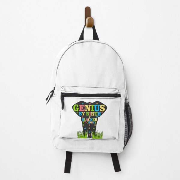 Item preview, Genius By Birth Slacker By Choice (Elephant) designed and sold by AbsurdlyEpic.