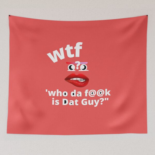 Item preview, WTF McGregor Monkey-" who da f@@k is dat guy ?" designed and sold by Flirt-Teez.