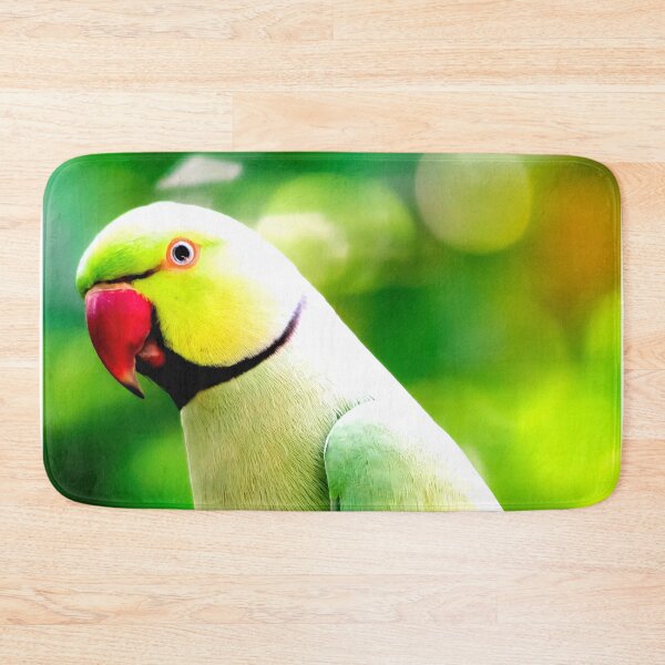 Item preview, A Rose-ringed Parakeet, Psittacula krameri, also known as Ring-necked Parakeet designed and sold by Artsy Boulevard.