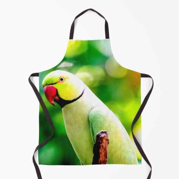Item preview, A Rose-ringed Parakeet, Psittacula krameri, also known as Ring-necked Parakeet designed and sold by Artsy Boulevard.