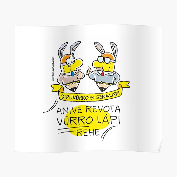 vúrro lápi Póster