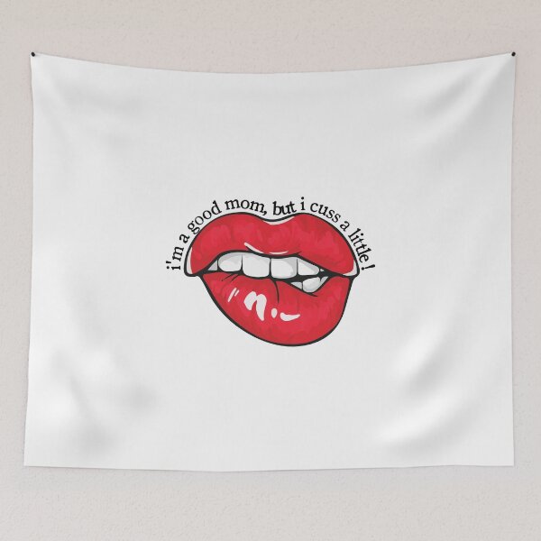 Item preview, Biting Lips of an Exhausted Mom designed and sold by ramenrose.
