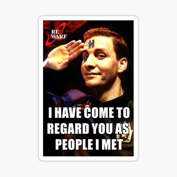 People I Met Sticker