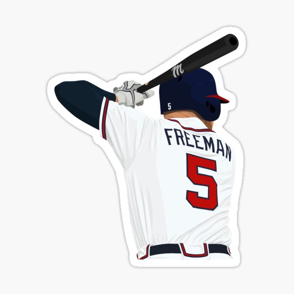 Freddie Freeman 5 Sticker