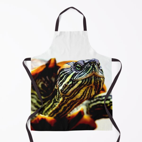 Item preview, Macro close up focus shot of a Painted Turtle on a pond designed and sold by Artsy Boulevard.