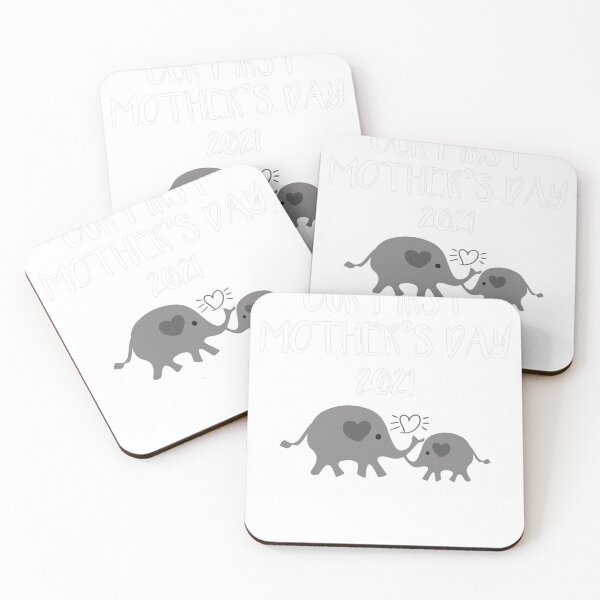 Item preview, Our First Mother's Day 2021 Mommy Elephant  designed and sold by saztech.