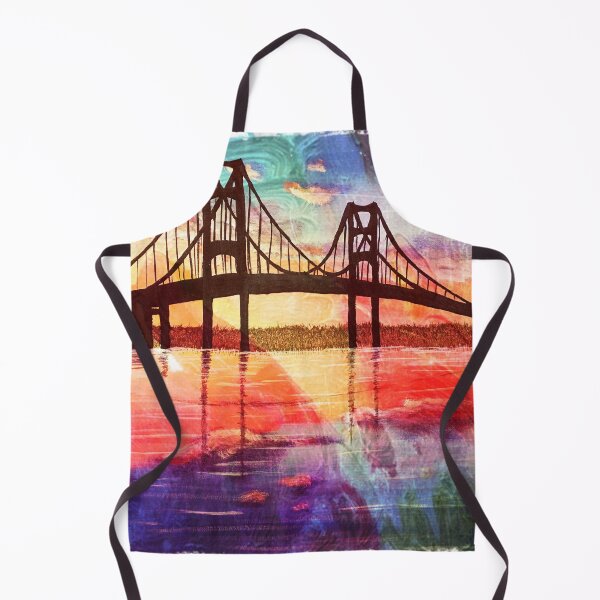 Item preview, Mackinac Bridge Color Splash designed and sold by SistersInArtN.