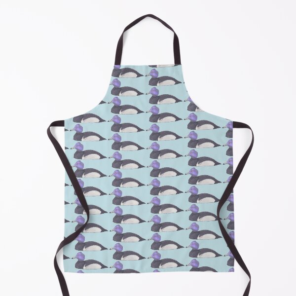 Item preview, Ring-necked Duck bird species watercolor art designed and sold by TheWaterBirds.