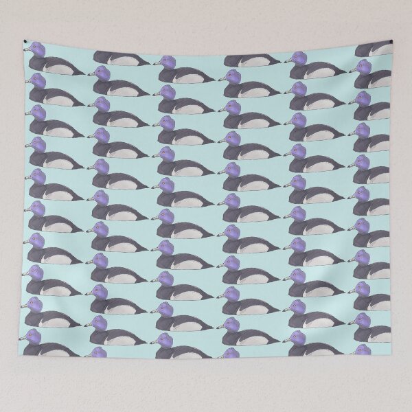Item preview, Ring-necked Duck bird species watercolor art designed and sold by TheWaterBirds.