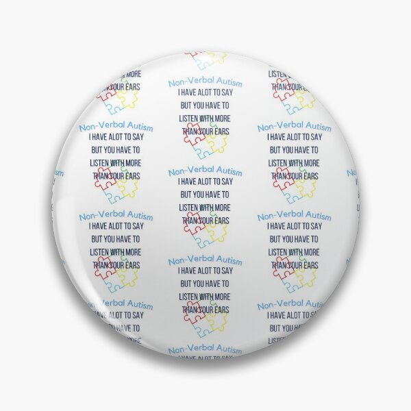 Item preview, Nonverbal Autism designed and sold by WorldPrintTees.