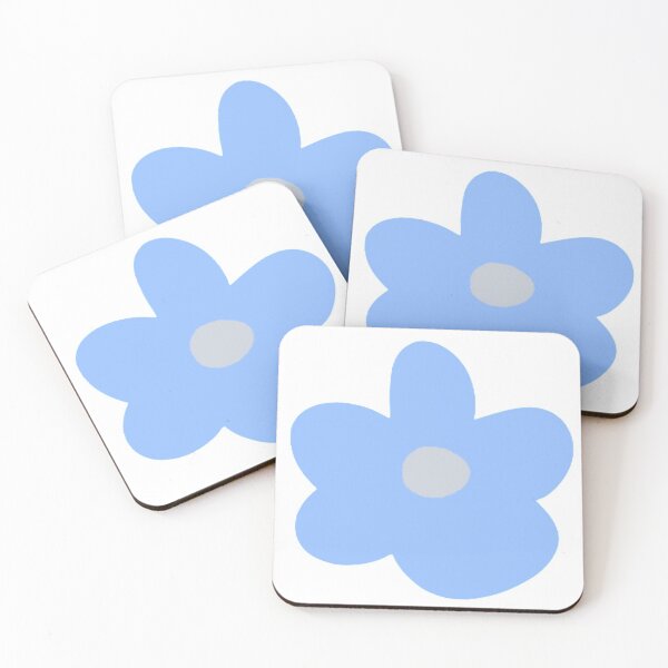 Item preview, blue flower designed and sold by pandastickers.