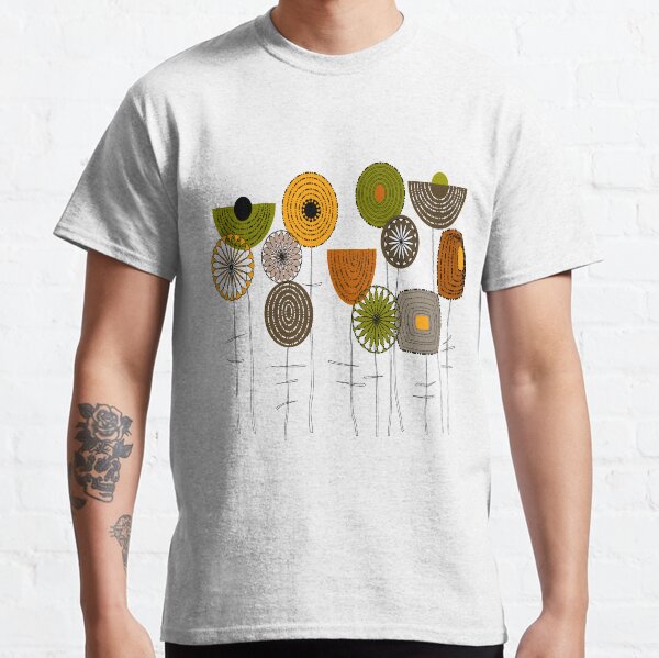 Artsy Autumn Blooms Classic T-Shirt