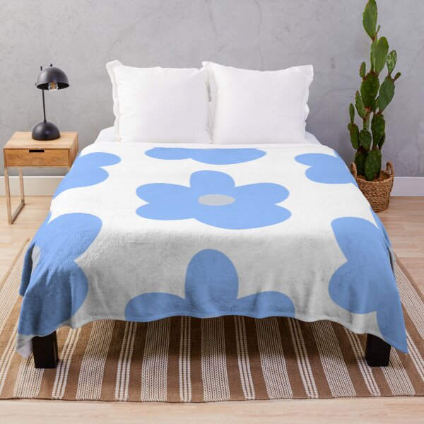 Item preview, blue flower designed and sold by pandastickers.