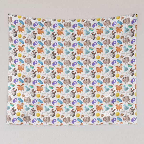 Item preview, Dogs Pattern 1 designed and sold by dog-gone-it.