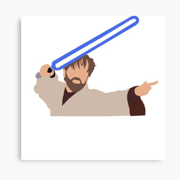 Leinwanddrucke Obi Wan Kenobi Redbubble