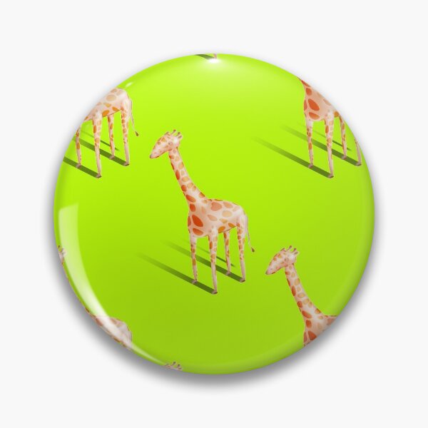 Item preview, Cute giraffe seamless pattern on pop color background. Safari wild animal background. Isometric and isolated. designed and sold by TropicalHut.
