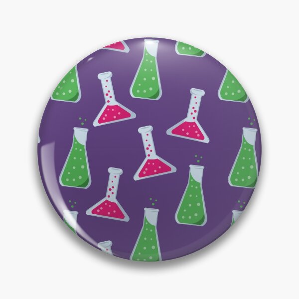 Item preview, chemical lab flask seamless pattern designed and sold by werezu.