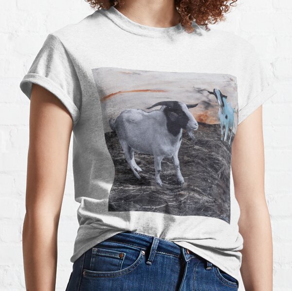 fainting goat t shirt