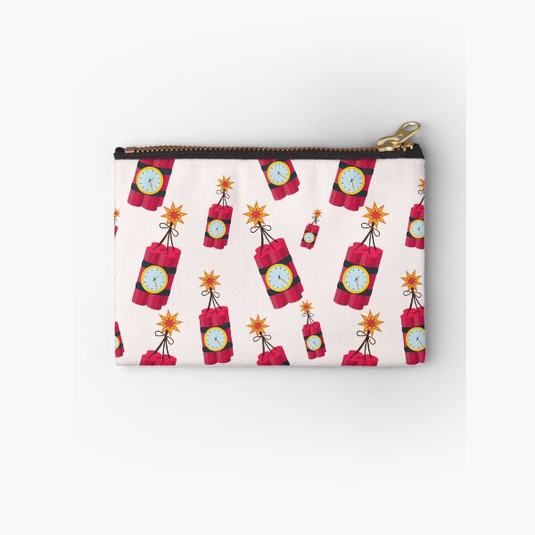 Item preview, tnt explosion dynamite bomb seamless pattern designed and sold by werezu.
