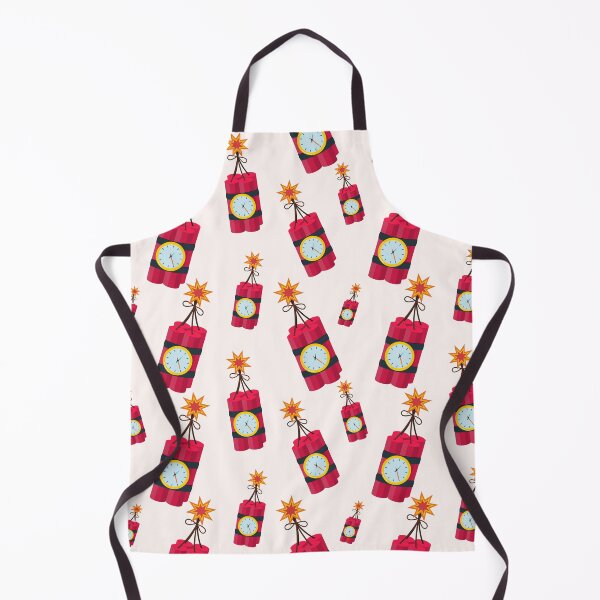 Item preview, tnt explosion dynamite bomb seamless pattern designed and sold by werezu.