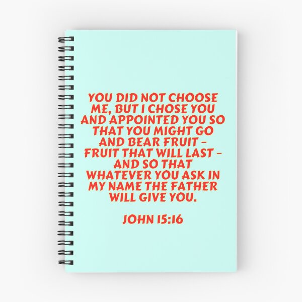 Item preview, Bible Verse John 15:16 designed and sold by Prayingwarrior.