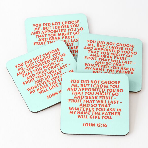 Item preview, Bible Verse John 15:16 designed and sold by Prayingwarrior.