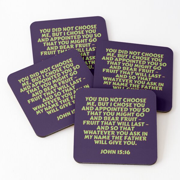 Item preview, Bible Verse John 15:16 designed and sold by Prayingwarrior.