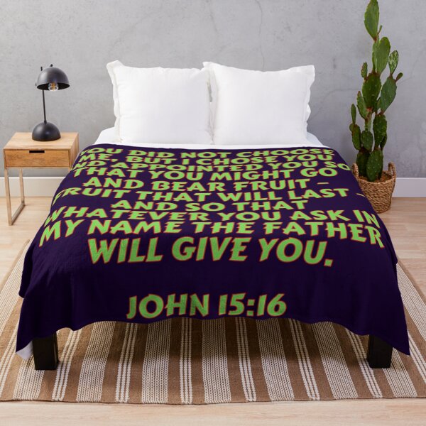 Item preview, Bible Verse John 15:16 designed and sold by Prayingwarrior.