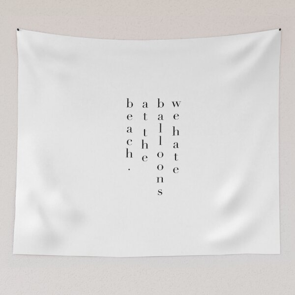 Item preview, We hate balloons at the Beach! designed and sold by CACTUSHOLLYWOOD.