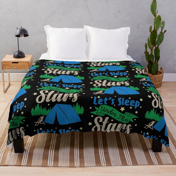 Item preview, Let's Sleep Under The Stars | Camp Star Gazing designed and sold by GravitiTees.