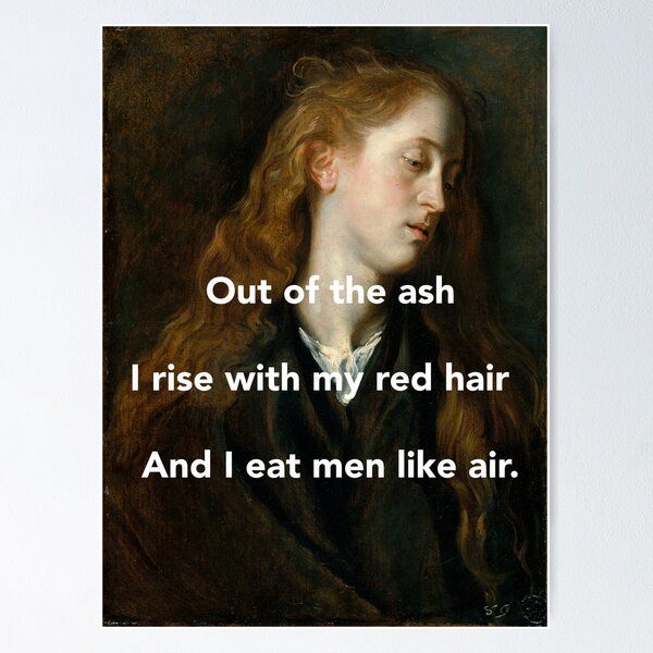 Item preview, Sylvia Plath - On Rebirth designed and sold by VioletMil.