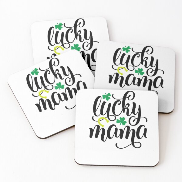 Item preview, Lucky Mama Clover Shamrock Horseshoe St. Patty T-Shirt designed and sold by HammonArt.