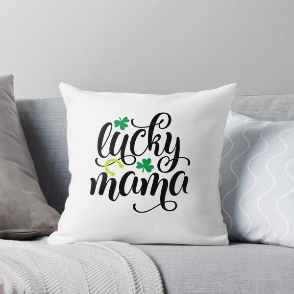 Item preview, Lucky Mama Clover Shamrock Horseshoe St. Patty T-Shirt designed and sold by HammonArt.