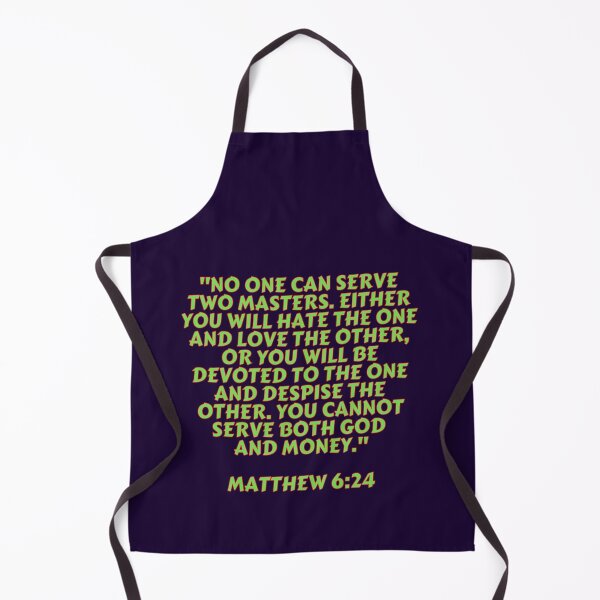 Item preview, Bible Verse Matthew 6:24 designed and sold by Prayingwarrior.