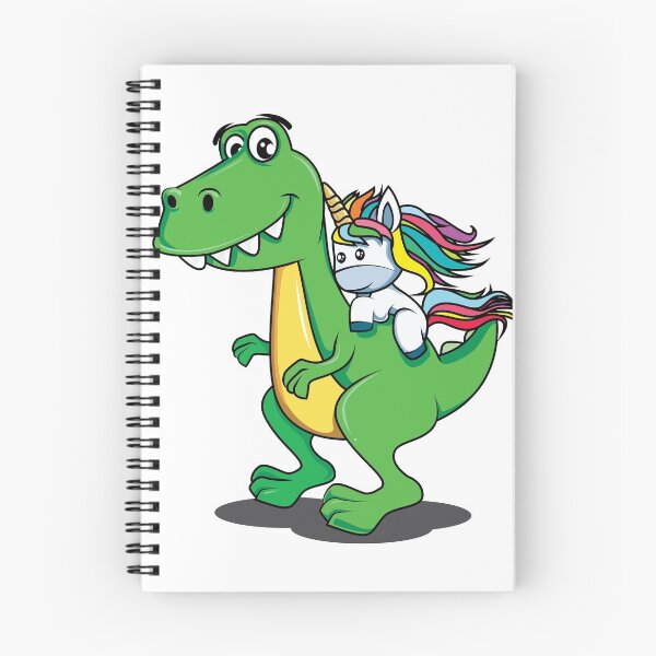 Item preview, cartoon dijiye unicorn ride on dinosaur animal cute designed and sold by Reo12.